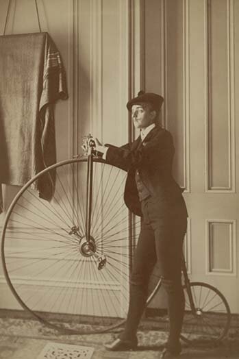 Buyenlarge Inside The House With A Penny Farthing Bicycle Print